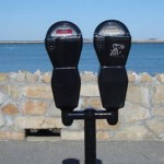 Parking Meters by beach