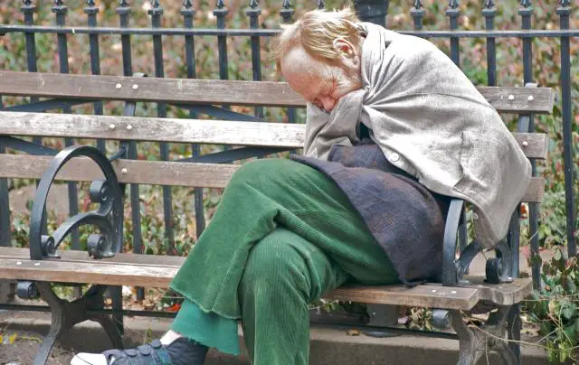 Homeless man: