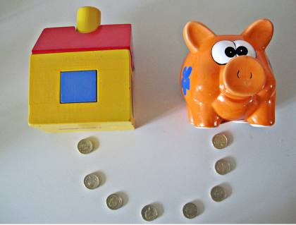 Piggy Bank and House
