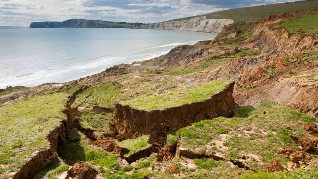 Coastal erosion - Isle of Wight