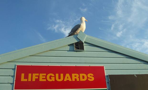 Lifeguard hut: