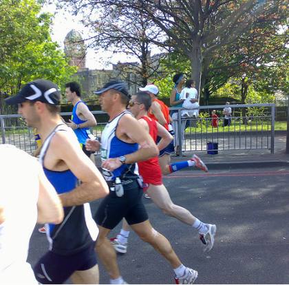 Marathon runners: