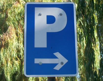 Parking sign: