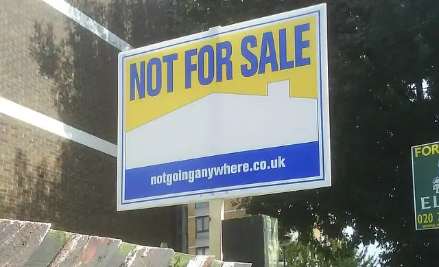 Not for Sale sign: