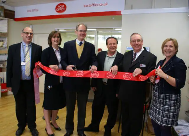 Andrew Turner, Steve Stubbings opening new Post Office