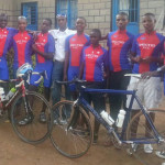 Rwandan cyclists: