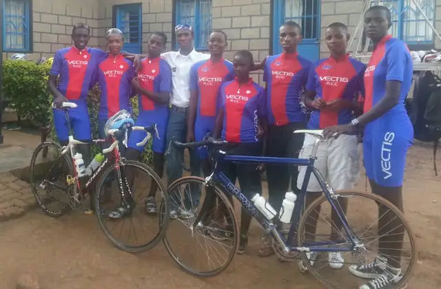 Rwandan cyclists: