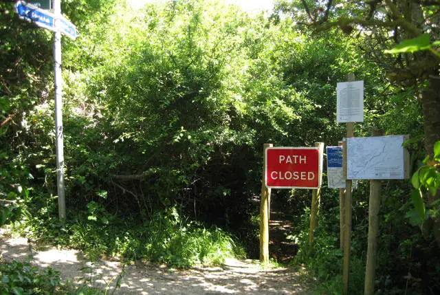 Closed Path Sign