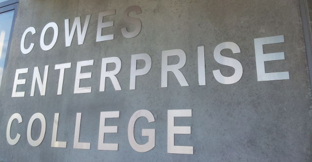 Cowes Enteprise College sign