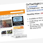 Kindle Edition of Isle of Wight News Launched - Screen grab