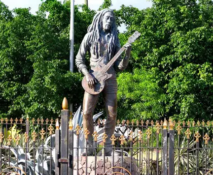 Bob Marley statue 