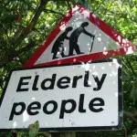Elderly People signage:
