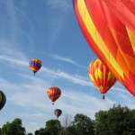 Hot air balloons