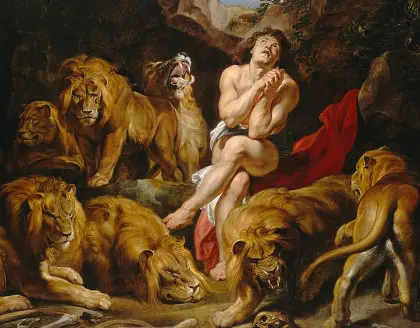Daniel in the Lions Den: