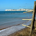 Isle of Wight coastline blocked by stray_croc