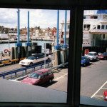 Limo leaving Wightlink ferry