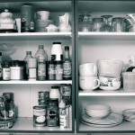 Bare cupboard :