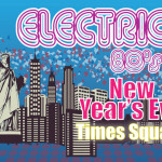 Electric 80s NYE poster