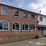 Newport Police Station by Google StreetView