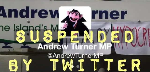 AndrewTurnerMP Twitter account suspended