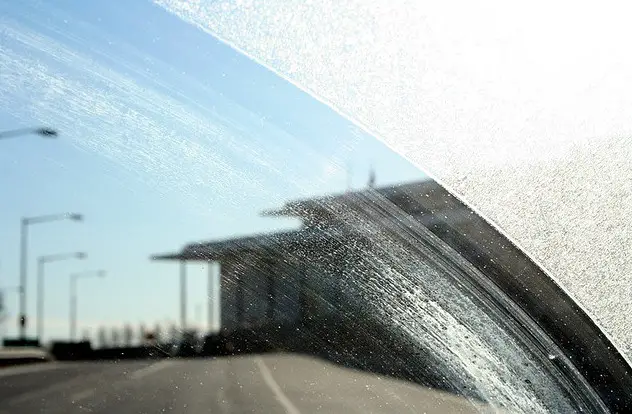 Dirty windscreen