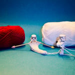 Knitting stormtroopers