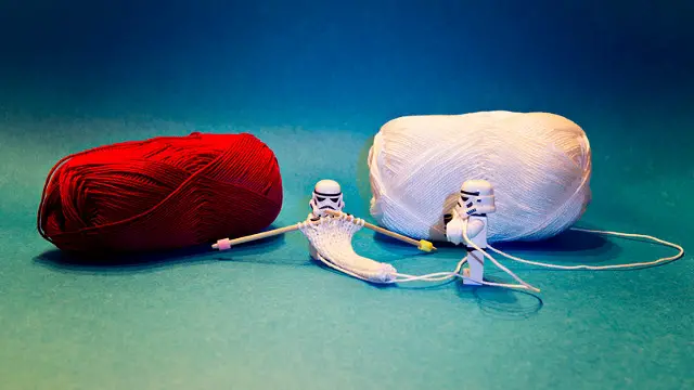 Knitting stormtroopers