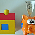 Money box and house :