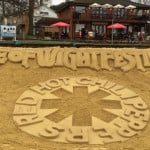 RHCP sand sculpture