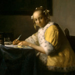 Vermeer's lady writing