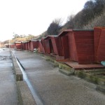 Colwell Bay beach huts