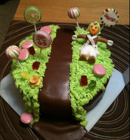 Decorated cake :