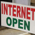 Internet Open sign by balleyne