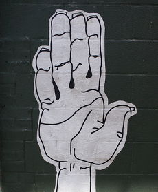 Hand grafitti