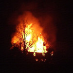 Puckaster Lodge fire 5 Mar 2014 - Robert Jones