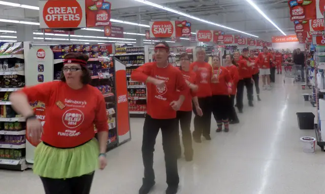 Sports Relief Sainsbury's Flashmob: