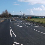 Bouldnor completed road works