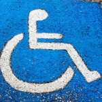 Disabled parking space: