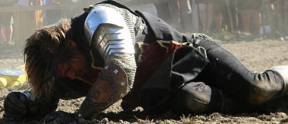 Knight Beaten Medieval Battle Ancient Metal: