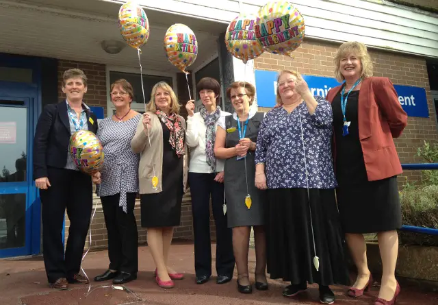 Retiring midwives from st marys hospital
