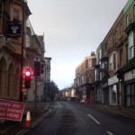Shanklin temporary traffic lights Mar 2014