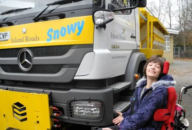 Snowy the gritter :