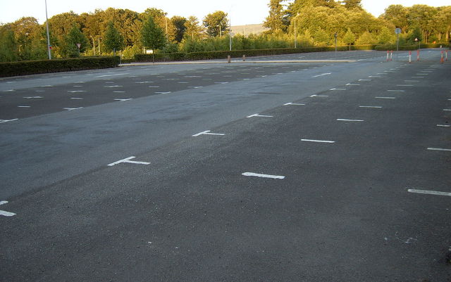 Empty Car Park :