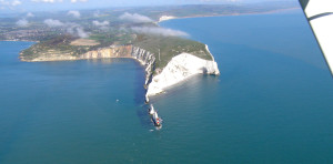 The Needles from the air by Brighton Scenic