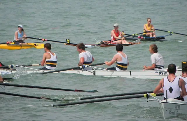 Ryde Rowing Club crews and Scullers: