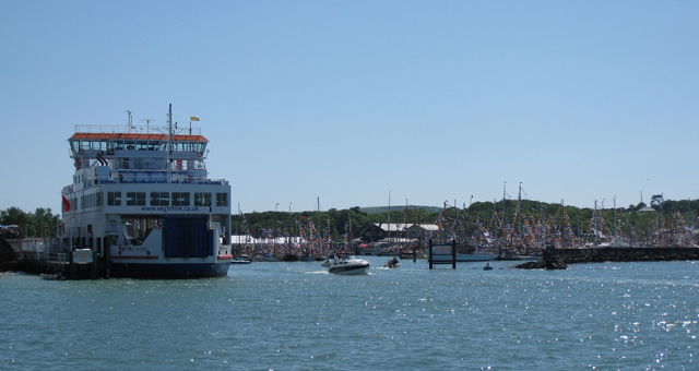 Wightlink at Yarmouth Harbour