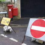 Bath Road roadworks signage