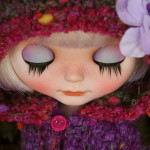 Blythe doll in hat: