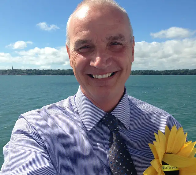 John Burrows Wightlink Sunflower Selfie