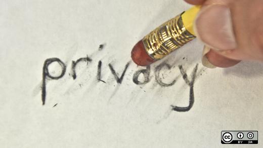 Privacy being rubbed out by opensourceway